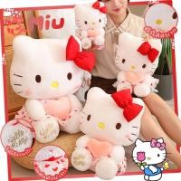 ราคา 30/40CM Sanrio ตุ๊กตาคิตตี้ Hello Kitty ตุ๊กตาแมวหน้าคิตตี้ ตุ๊กตา (26180131015)