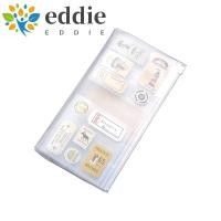 ราคา EDIE กระเป๋าเก็บโน๊ตบุ๊คนักเรียนโรงเรียนอุปกรณ์สําหรับ Midori Travelers Standard Pocket Passport Journal Planner Card Holder (46854118655)