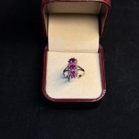 ราคา แหวนทับทิมสยาม ตังเรือนเงินแท้ (49404137271)