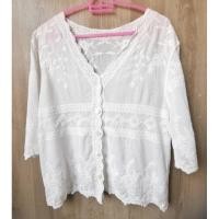 ราคา เสื้อลูกไม้คอแหลมสาวอวบ (25879003460)