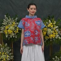 ราคา [เปิดตัวพิเศษ] NONA RARA - Betsy Encim T3304 ชุดทํางานเสื้อเบลาส์บาติกสตรีทันสมัย (43205791495)