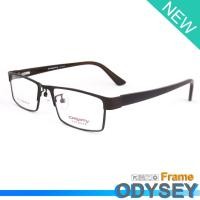 ราคา Odysey แว่นตา รุ่น 40801 สีน้ำตาล กรอบเต็ม ขาสปริง วัสดุ สแตนเลส สตีล (สำหรับตัดเลนส์) Eyeglasses (2871894846)