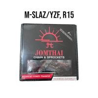 ราคา ชุดโซ่สเตอร์ Jomthai พระอาทิตย์ สำหรับ M-Slaz, R15 เบอร์ 428 15T-47T-132L ของแท้ ตราพระอาทิตย์ ได้ทั้งชุด คุณภาพดี (29854092691)