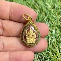 ราคา จี้พระ พระพิฆเนศองค์เล็ก เทพเจ้าแห่งความสำเร็จเลี่ยมกรอบทองไมครอน (29226050268)