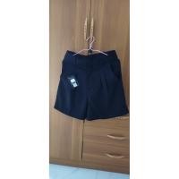 ราคา กางเกงขาสั้นเอวสูงจีบคู่ผ้าซาร่า (43410696410)