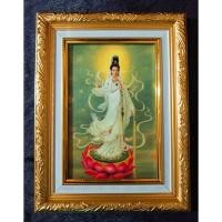 ราคา กรอบรูปพระแม่กวนอิม ภาพมงคล ภาพพระแม่กวนอิม เสริมทรัพย์เสริมสุข เสริมความสงบสุขร่มเย็นในครอบครัว ขนาด 10*12 นิ้ว (24777917668)