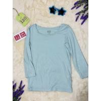 ราคา เสื้อแขนสามส่วนผ้าไม่ร้อน เด็ก ไซส์ 120 Uniqlo แท้ (57500790168)