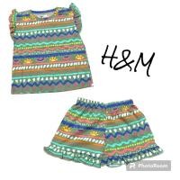 ราคา ชุดเซ็ทเด็กหญิง ลายโบฮีเบี้ยน 2-6 ปี H&M (25717385259)