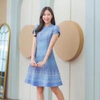 ราคา Omeshop เดรสผ้าทอ ผ้าไทย (21593591453)