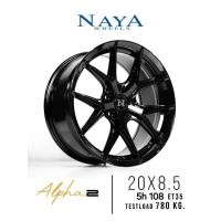 ราคา ล้อแม็ก Naya Alpha2 สีดำเงา กว้าง 8.5-20นิ้ว 5รู108 Offset35 (51754318531)