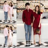 ราคา ️VSM COUPLE #1985 ชุดคู่ ชุดคู่รัก ชุดสีแดง ชุดสีชมพู ชุดออกงาน ชุดคู่ออกงาน ชุดไปงาน ชุดวาเลนไทน์ ชุดไปงานแต่ง ชุดสวย (2915434553)