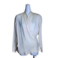 ราคา Christian Dior เสื้อคอวีถ่วง แขนยาว แบบสวม ผ้าไหมสีครีม (40368080317)