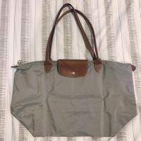 ราคา Longchamp รุ่น Le Pliage ยอดนิยม หูยาว Size L (สีเทาอมเขียว) (6433227572)