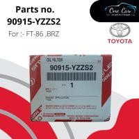ราคา กรองน้ํามันเครื่อง Toyota FT-86 ,Subaru BRZ -90915-YZZS2 (49804705728)