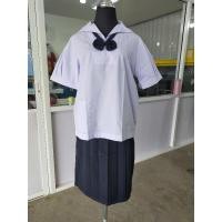 ราคา เสื้อนักเรียน ปกทหารเรือ ประถม+มัธยมต้น ตราสมอ (2833263775)