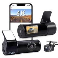 ราคา เครื่องลิปสติกหมุนได้ 360 องศา 4K Ultra HD WiFi การเชื่อมต่อโทรศัพท์มือถือ GPS Dual Recording Driving Recorder (51952406818)