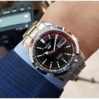 ราคา นาฬิกา Seiko รุ่น SNKK31K1 นาฬิกาผู้ชาย สายแสตนเลส หน้าปัดดำ/แดง - ของแท้ 100% รับประกันสินค้า1 ปีเต็ม (1694795984)