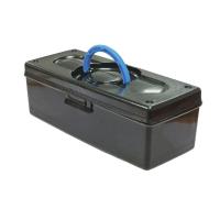 ราคา กล่องเครื่องมือ 2 ชั้น กล่องหูหิ้ว (คละสี) ขนาด 13x32x11 cm. แบรนด์ World-Class รุ่น 7055D (41056799091)