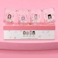 ราคา ส่งฟรี‼️BLACKPINK water glass set- เซตแก้วBlackpink x Swensen's (20986383443)