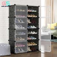 ราคา GS ตู้รองเท้า ตู้เก็บรองเท้าpvc ชั้นวางรองเท้า Shoes Rack ชั้นวางของ ต (25041086078)