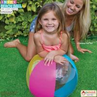 ราคา ราคาพิเศษสุดสุด INTEX (59032NP) ลูกบอลชายหาดลายริ้ว สลับสีใส ขนาด 24 นิ้ว (61 ซม.) (1608348662)