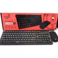 ราคา Primaxx ชุด คีบอร์ด เมาส์ไร้สาย Wireless keyboard mouse set รุ่น WS-KMC-8131 (26737718792)