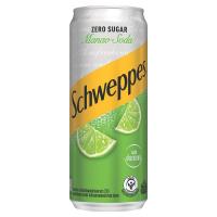 ราคา ชเวปส์มะนาวโซดาสูตรไม่มีน้ำตาล 330มล. Schweppes Lime Soda Zero Sugar 330ml. [หมายเลขบาร์โค้ด 8851959002711] (56102903223)