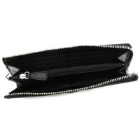 ราคา ส่งต่อกระเป๋าสตางค์ COACH แท้ กระเป๋าสตางค์ใบยาวซิป Coated canvas สีดำ​ มือสองสภาพสวย (18071979044)