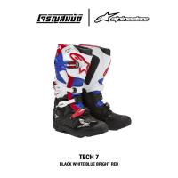 ราคา Alpinestars รองเท้าวิบาก (บูท) รุ่น HONDA TECH 7 ENDURO DRYSTAR สี BLACK WHITE BLUE BRIGHT RED (25527129704)