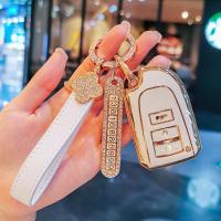 ราคา เคสกุญแจรีโมท ทำจากหนัง ป้องกันการสูญหาย สําหรับรถยนต์ Toyota Vios 2020 2021 yaris 2019 (6063097521)