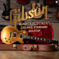 ราคา Gibson Slash Victoria Les Paul Standard Goldtop กีต้าร์ไฟฟ้า แถมฟรี Hardshell (26106306385)
