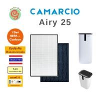 ราคา แผ่นกรอง เครื่องฟอกอากาศ CAMARCIO รุ่น Airy 25 ไส้กรองกอากาศ กรองฝุ่น pm2.5 hepa filter โดย Gunfoon (27868431370)