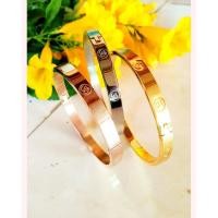 ราคา กำไรโอมกำไลข้อมือโอม งานสแตนเลส 18k ไม่ลอก ไม่ดำ ใส่อาบน้ำได้ สัญลักษณ์โอม กำไลพระพิฆเนศ (26974979538)