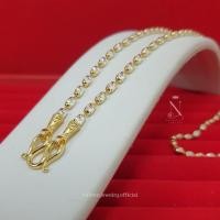 ราคา WG24 สร้อยคอ ทองคำขาว ลายลูกแพร(RK) เม็ล3มิล 1บาท เกรดพรีเมี่ยม แถมฟรีตะขอสำรอง มีใบรับประกัน (40765756461)