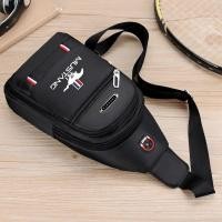 ราคา คลังสินค้าพร้อม Pony Car Chest Sling Bag Men Waterproof Canvas Fanny Pack Crossbody Bag Lightweight Multi-Pocket Adjustable Strap for American Muscle Fashion (57304002423)