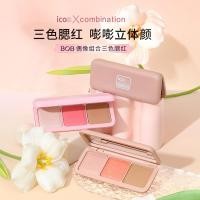 ราคา บลัช บลัชออนแบบแท่ง Bob Tricolor Blush Cream Matte Natural สามมิติไวท์เทนนิ่ง Daily Nude แต่งหน้า High Gloss Repairing Multicolor Blush ครอบคลุม (45554422736)