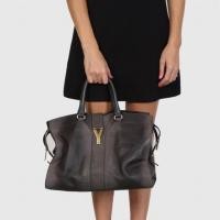 ราคา Ysl Cabas Chyc Tote Grey Lizard Style Leather Large (7419573245)