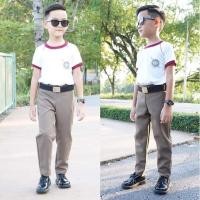 ราคา (รหัสAy)ชุดอาชีพเด็ก ชุดตำรวจลำลองชายเสื้อยืดใส่สะบาย (16275358862)