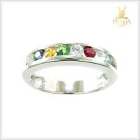 ราคา แหวนนพเก้า ตามตำราโบราณ เงินแท้925 ชุบทองคำขาว แหวนพลอยแท้ (7677731600)