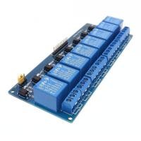 ราคา รีเลย์ 8 ช่อง แบบ isolate 8-way relay module 5V with optocoupler isolation support (3945189370)