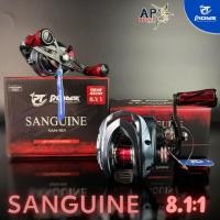 ราคา รอกหยดน้ำ Pioneer SANGUINE รอบ 8.1:1 หมุนซ้าย หมุนขวา รอกตีเหยื่อปลอม (22626857081)