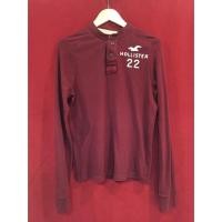 ราคา เสื้อแขนยาว Hollister สีแดงเลือดหมู (498720014)