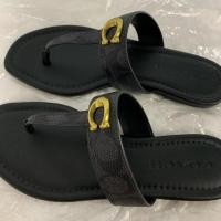 ราคา รองเท้าแตะ coach leather sandal (7307299255)