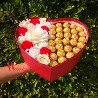 ราคา กล่องหัวใจ ของขวัญวาเลนไทน์ กล่องช็อคโกแลต GiftBox FerreroRocher ValentineGift (9211886117)