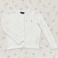 ราคา (Size 6)(Girl) Polo Ralph Lauren Cable Knit Cardigan (27163590286)