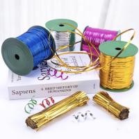 ราคา ลวดมัดปากถุง ลวดมัดปากถุงขนม ลวดเมทัลลิค ลวดสี ลวดสีมัดปากถุง ริบบิ้นลวด ห่อเหรียญโปรยทาน ลวดแฟนซี 400 หลา ลวดสีดัดได้ (17782662994)