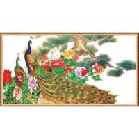 ราคา ภาพวาดติดผนัง 3 มิติฮวงจุ้ย นกยูงคู่ (28340027944)