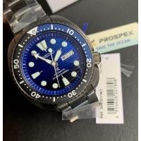 ราคา BNEW AUTHENTIC SEIKO SRPD11K1 Prospex Save the Ocean Turtle Automatic Diver BlackSteel Watch for Me (26576392796)