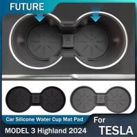 ราคา สำหรับ Tesla Model 3 Highland 2024 แผ่นรองแก้วน้ำ แผ่นรองแก้วกันลื่น แผ่นรองแก้วแบบดัดแปลง Model S X อุปกรณ์เสริมภายใน (29412785587)