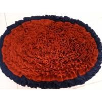 ราคา พรมเช็ดเท้าจากเศษผ้าแบบวงรี ขนาด35x50cm (19914486928)